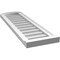 Ekena Millwork Arch Top Surface Mount PVC Gable Vent: Functional, w/ 2"W x 2"P Brickmould Sill Frame, 12"W x 38"H GVPAR12X3803SF - alternate 2